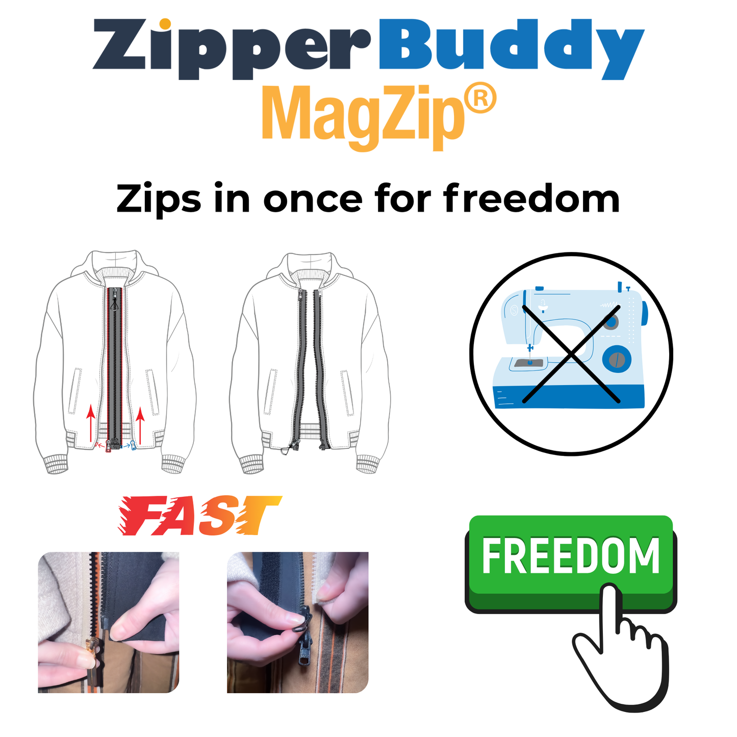 Custom ZipperBuddy MagZip