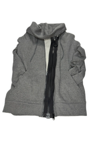 Zipping ZipperBuddy onto a jacket
